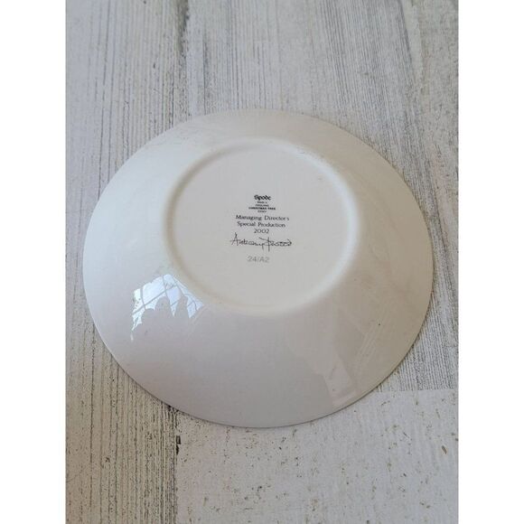 Spode dessert bowl Christmas tree 2002 Xmas decor - Picture 4 of 5